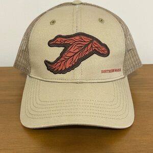 Southern Marsh Khaki and Brown Mesh Cap